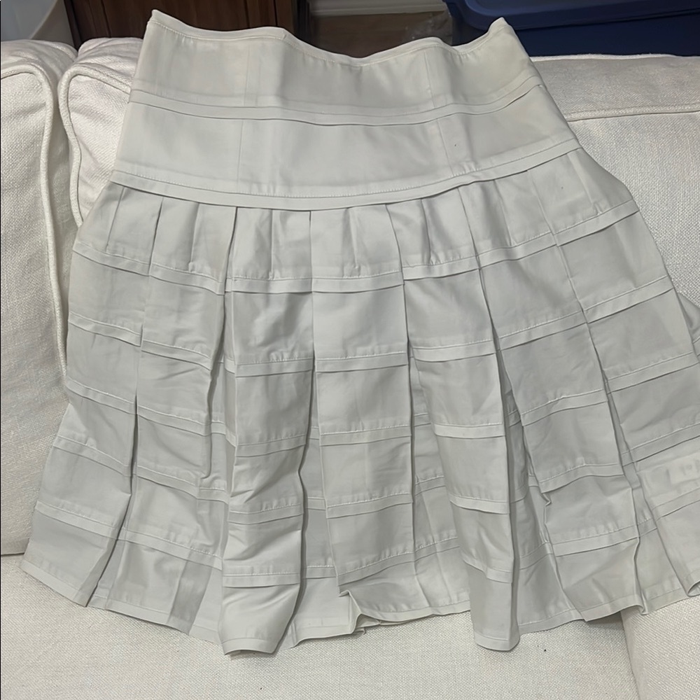 Robert Rodrigues Elegant Grey Boned Skirt